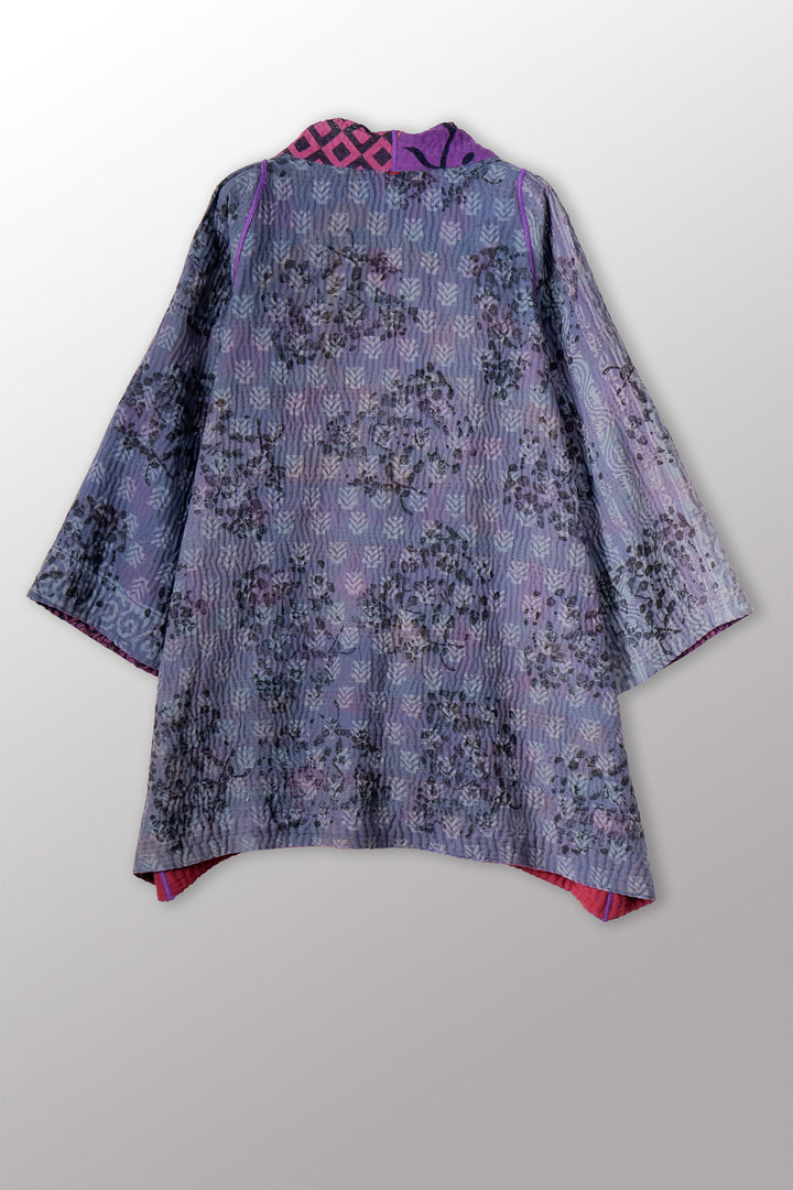 COTTON OVERDYE KANTHA A-LINE JKT - ov4003-cpik002a -