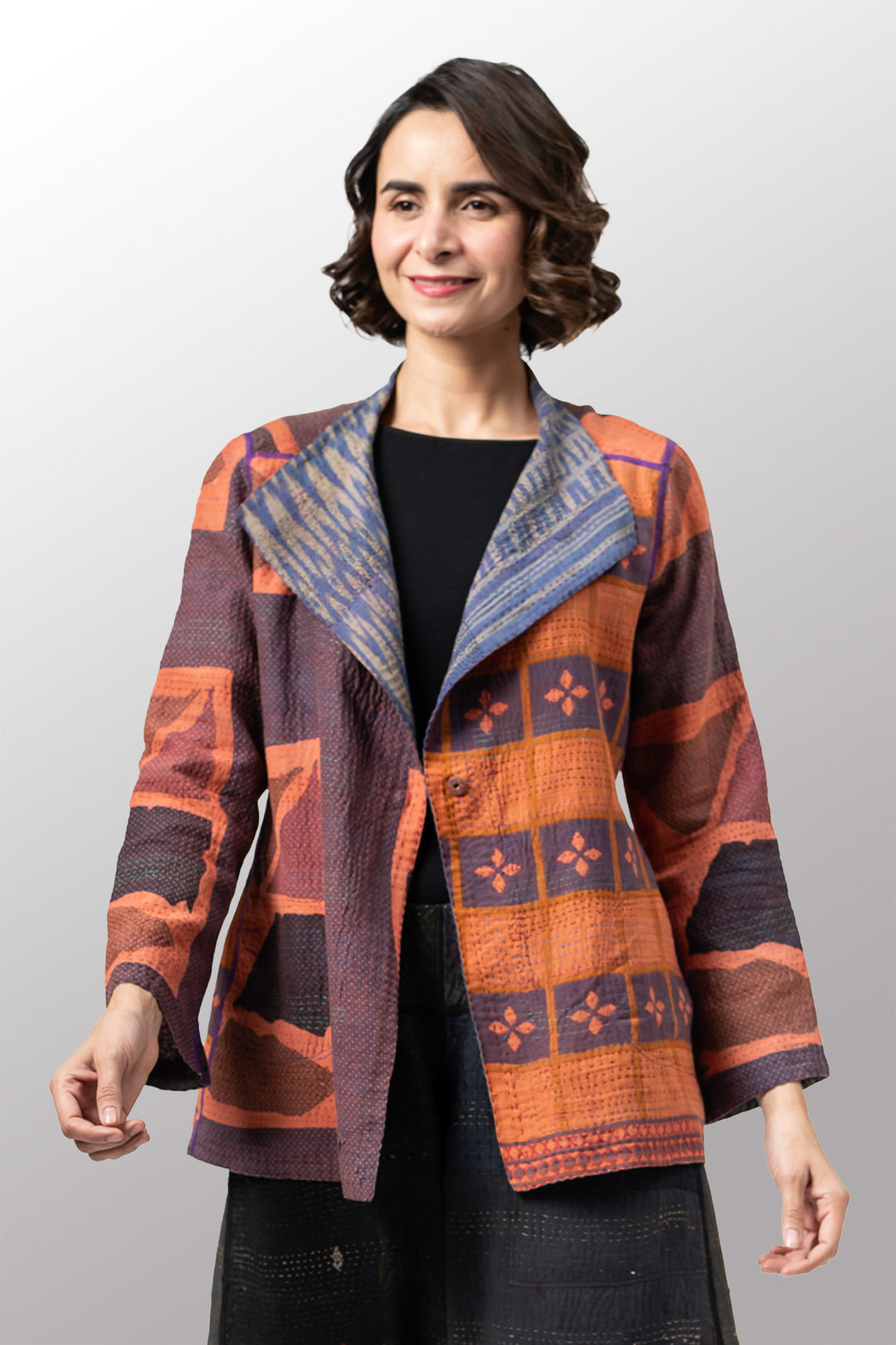 COTTON OVERDYE KANTHA SHORT JKT - ov2007-corg004m -