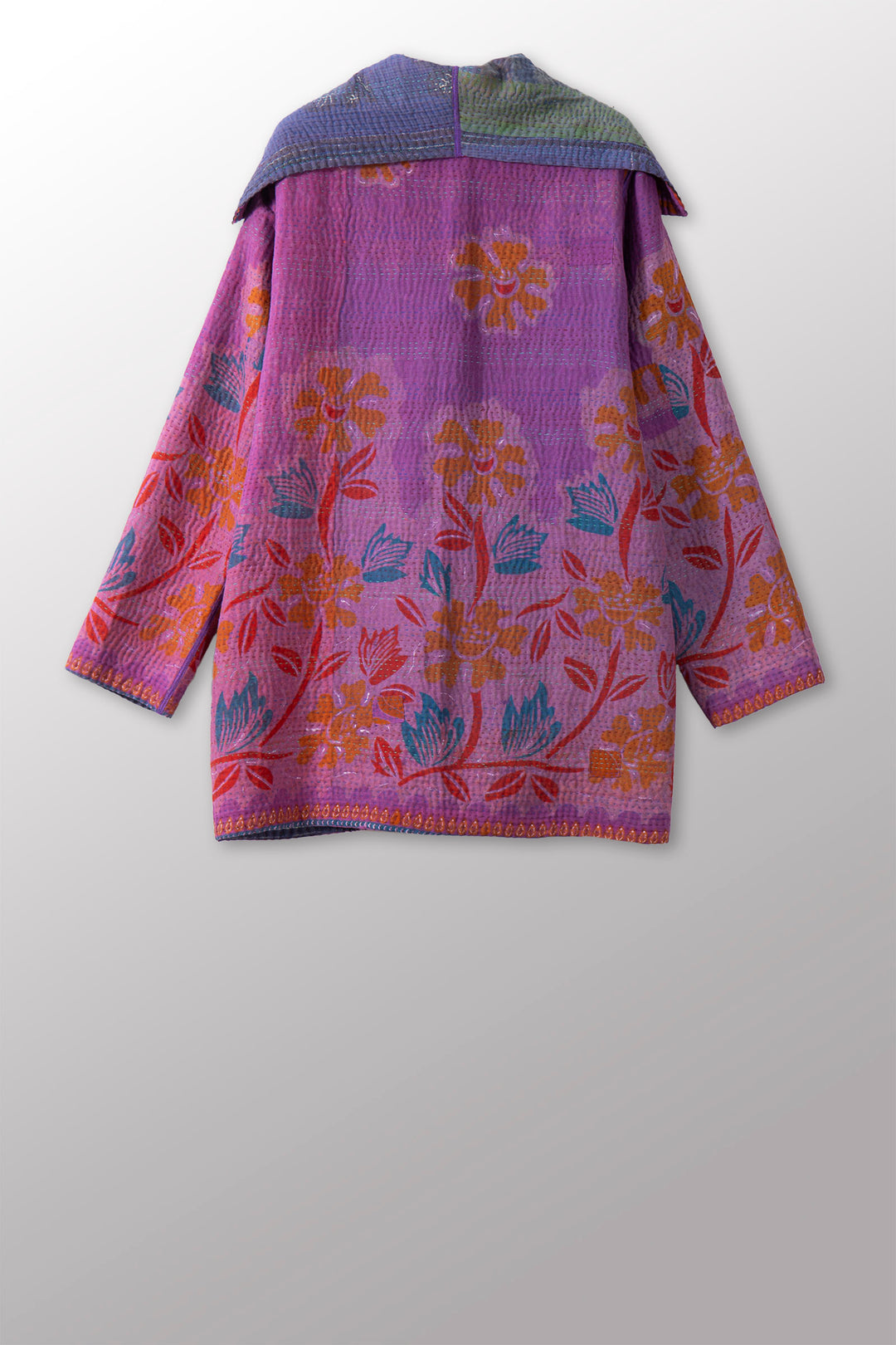 COTTON OVERDYE KANTHA POCKET JKT - ov4002-cprp012a -