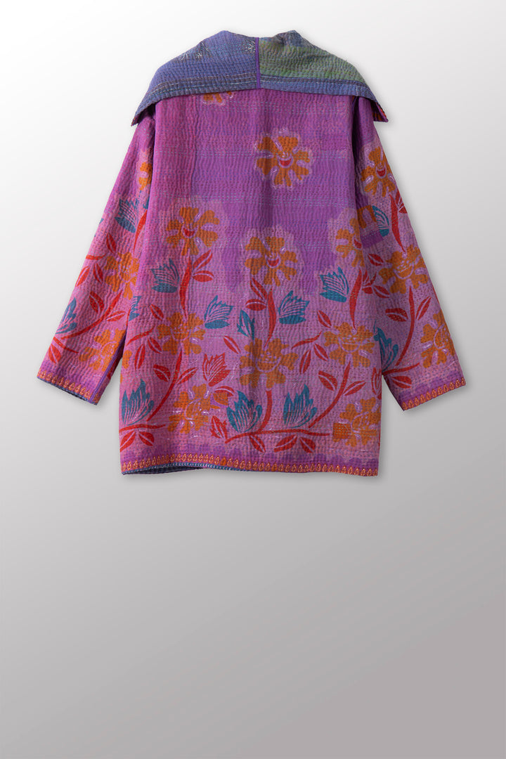 COTTON OVERDYE KANTHA POCKET JKT - ov4002-cprp012a -