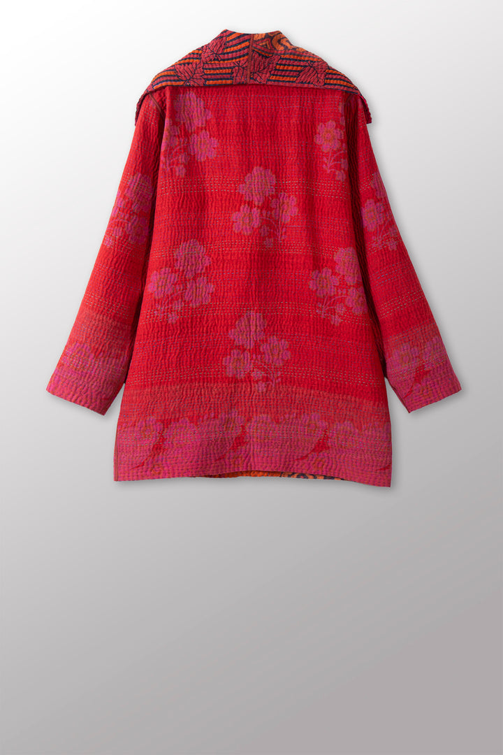 COTTON OVERDYE KANTHA POCKET JKT - ov4002-corg013a -