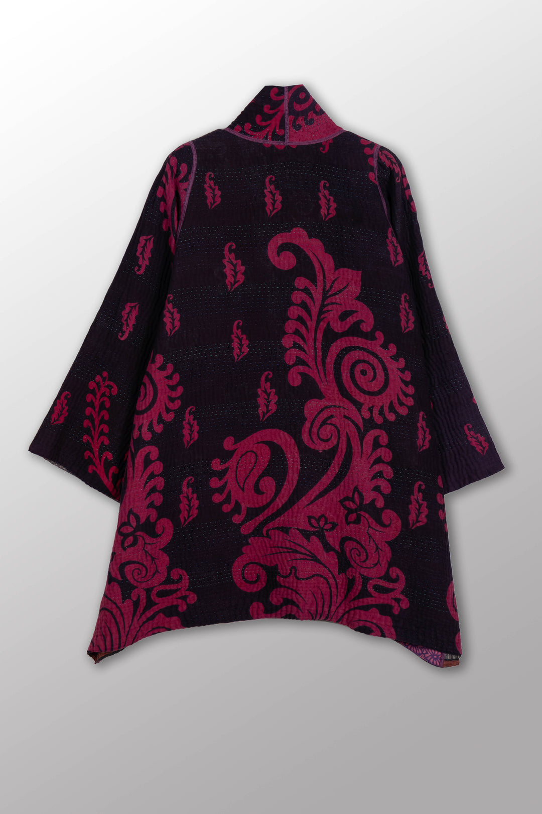 COTTON OVERDYE KANTHA A-LINE JKT - ov4003-cpik001a -