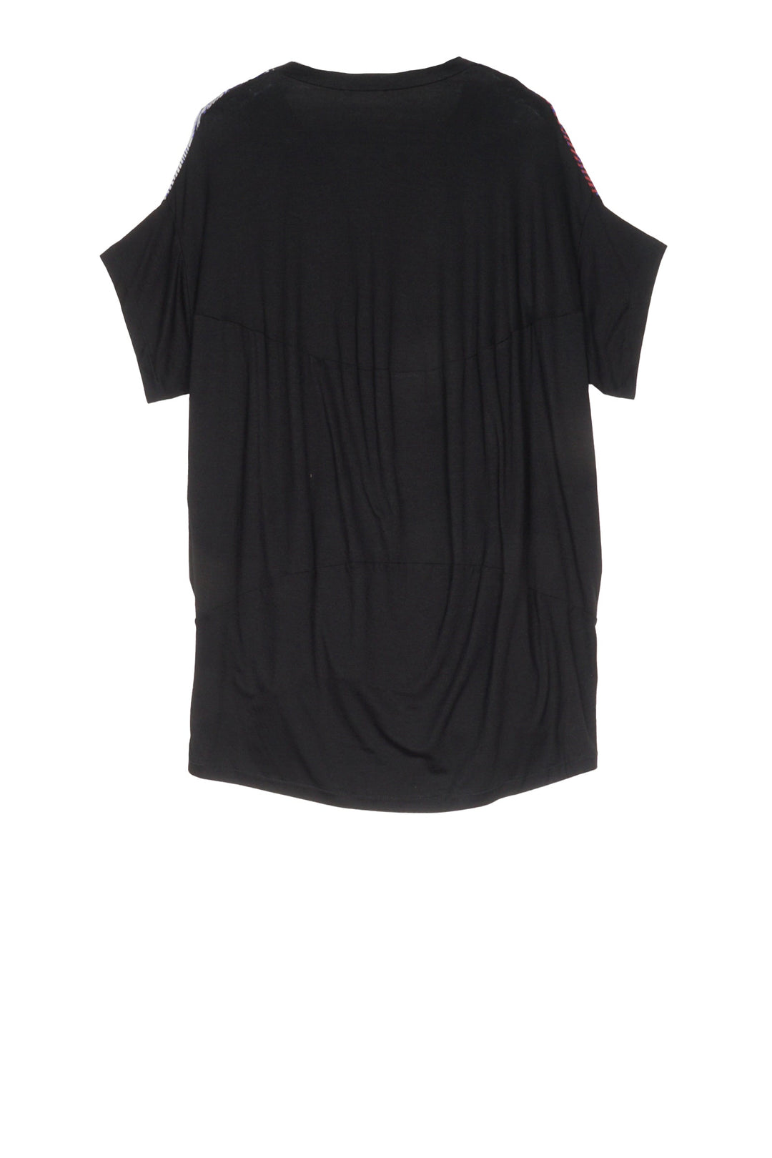 ART BBK KANTHA V-NECK POCKET TUNIC - ab2519-blk -