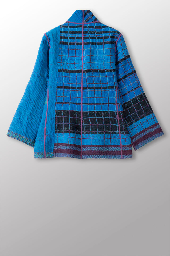 COTTON OVERDYE KANTHA SHORT JKT - ov4007-ctel035m -