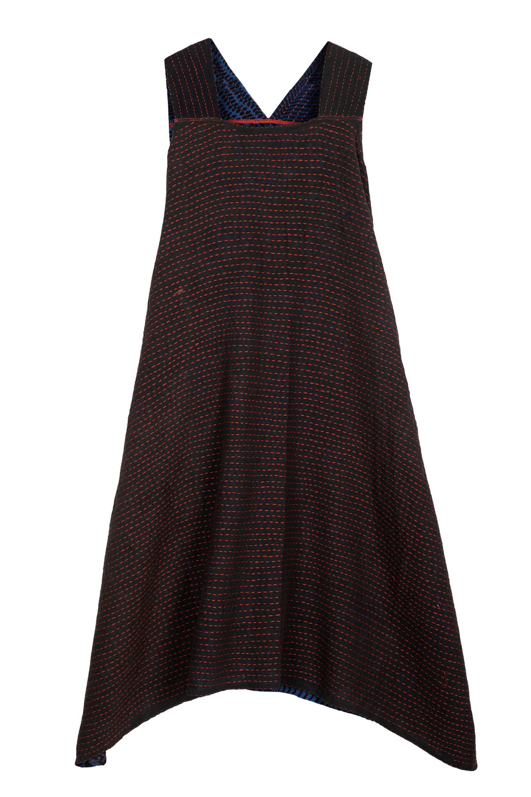 BLUE PRAIRIE BBK KANTHA TENT DRESS - bk2413-blu -