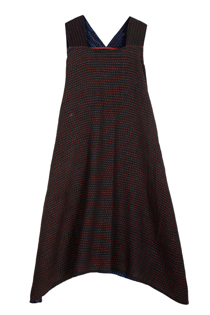 BLUE PRAIRIE BBK KANTHA TENT DRESS - bk2413-blu -