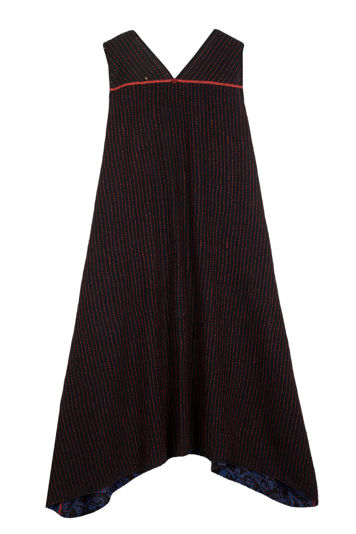 BLUE PRAIRIE BBK KANTHA TENT DRESS - bk2413-blu -