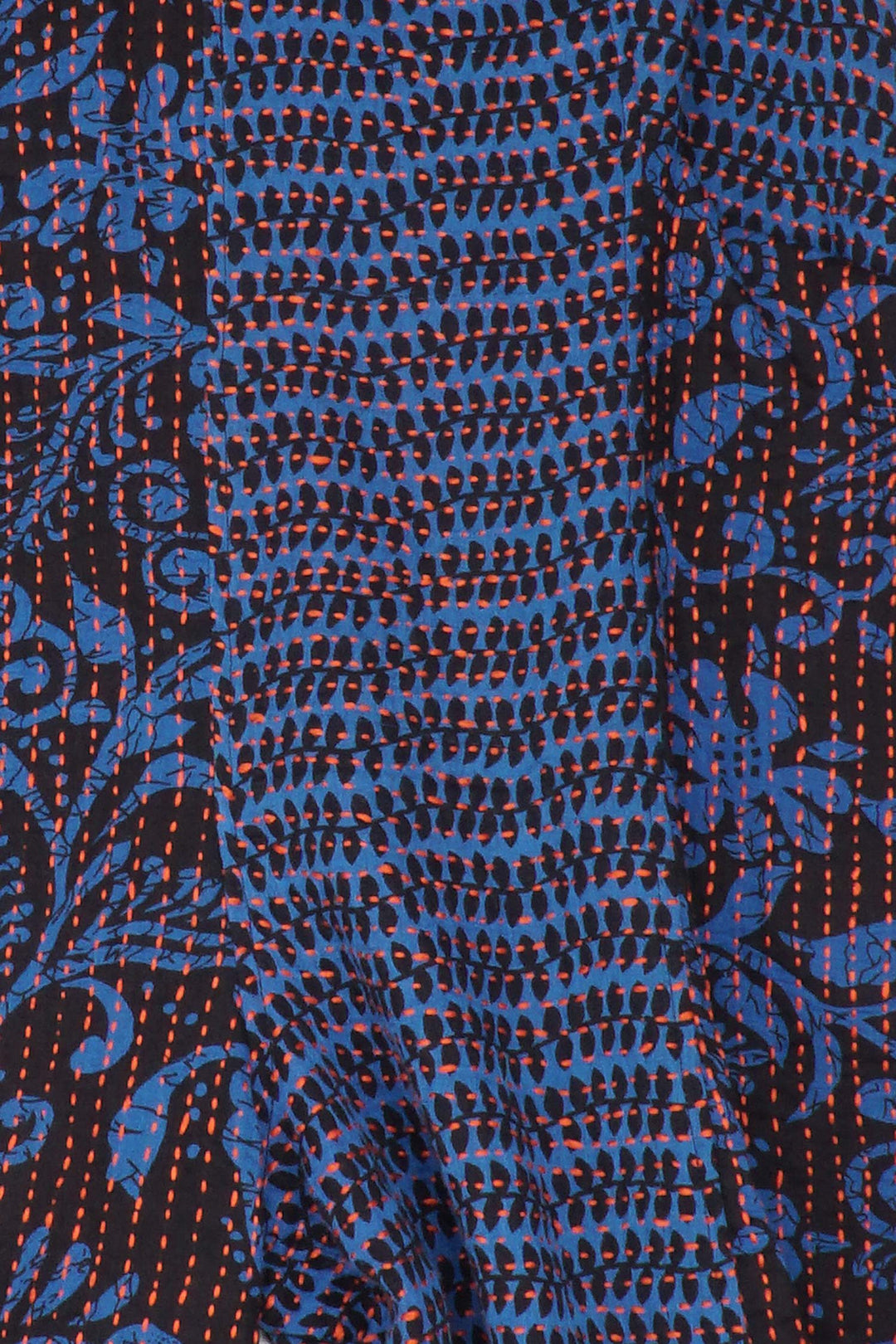 BLUE PRAIRIE BBK KANTHA V-NECK JUMPER - bk2622-blu -