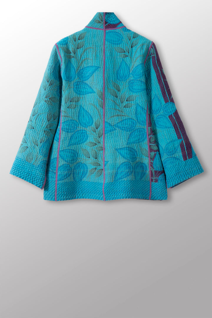 COTTON OVERDYE KANTHA SHORT JKT - ov4007-ctel035m -