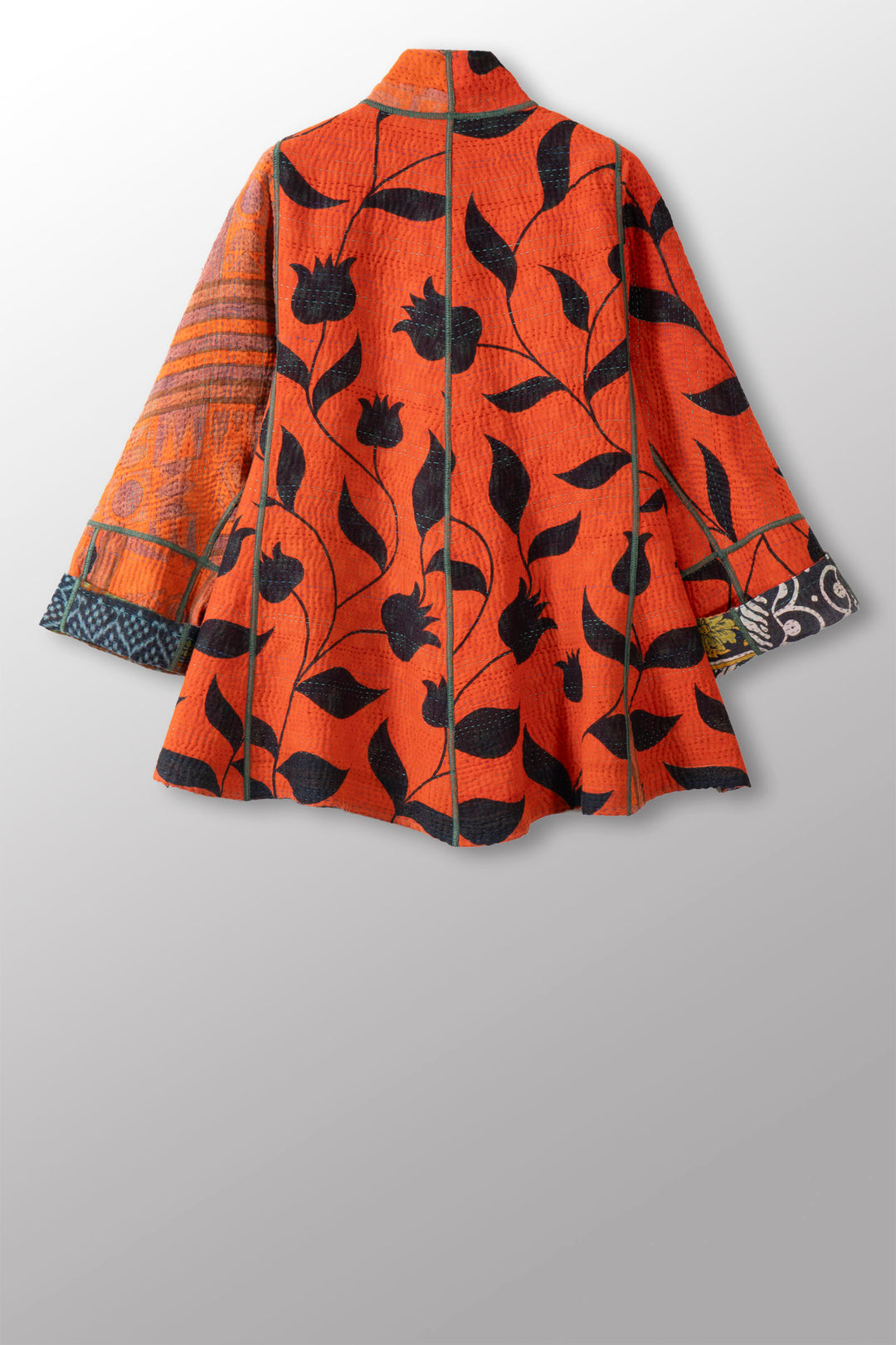 COTTON OVERDYE KANTHA FLARE SHORT JKT - ov4011-corg003m -