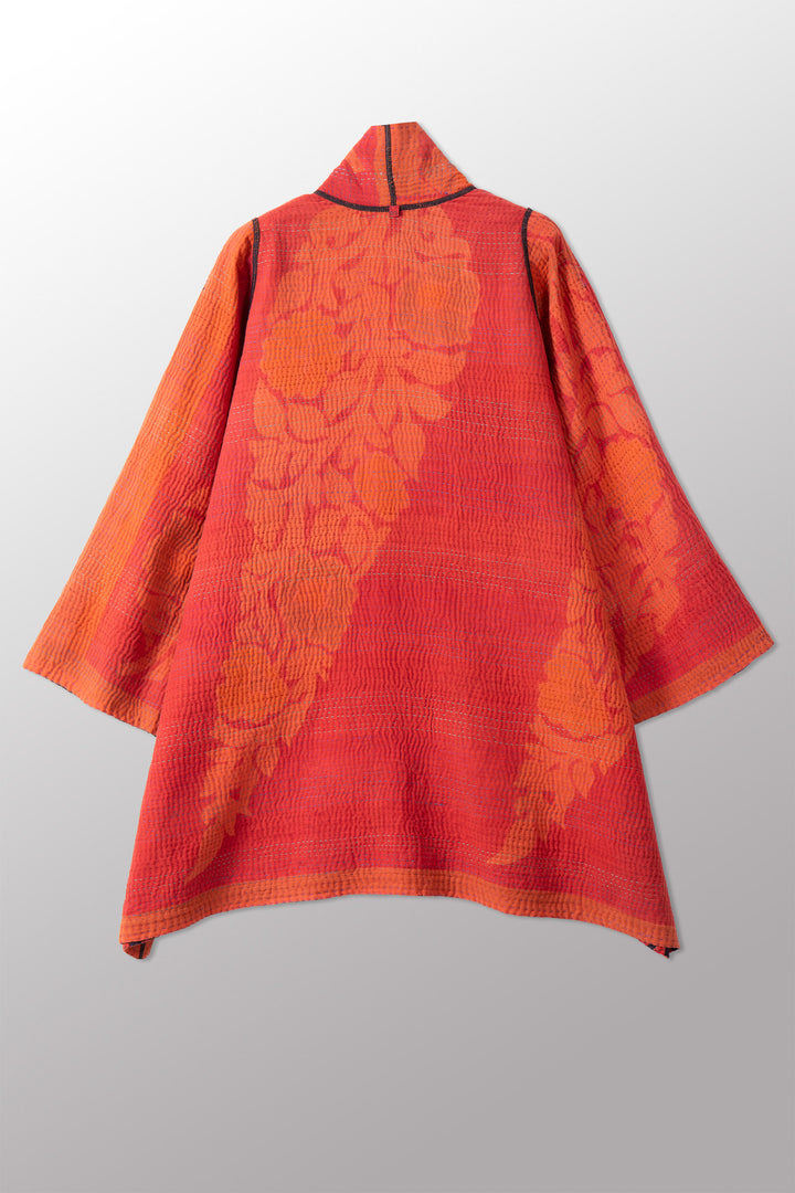 COTTON OVERDYE KANTHA A-LINE JKT - ov4003-corg035a -