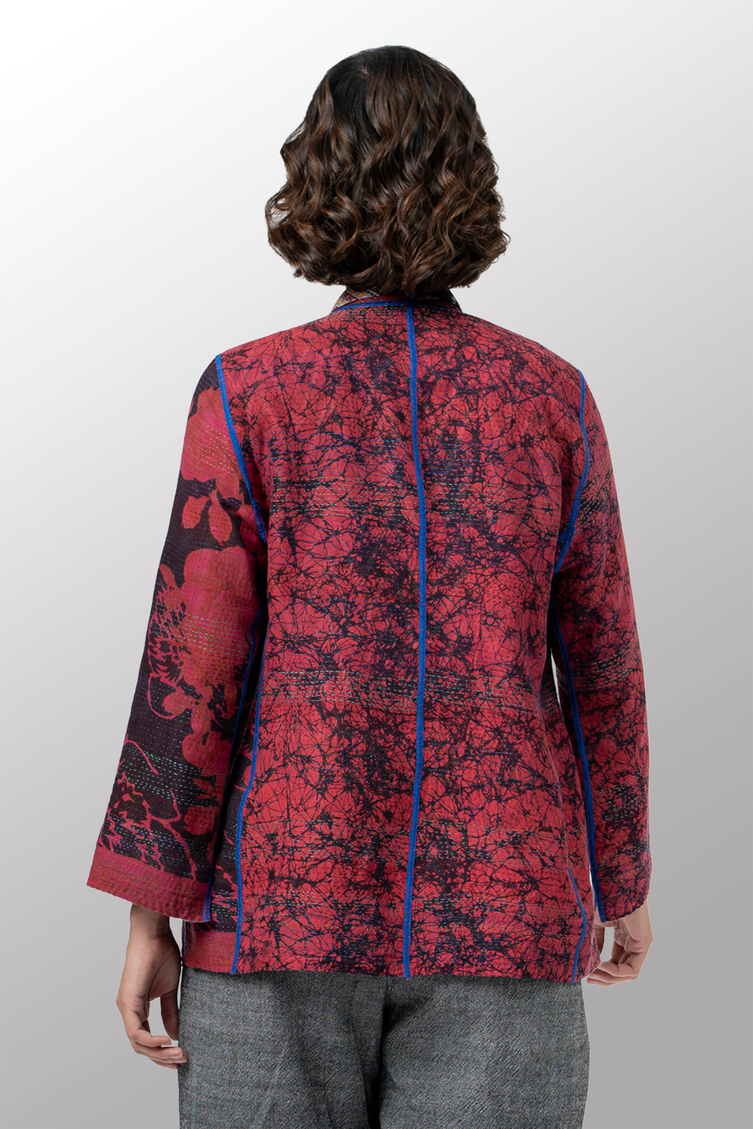 COTTON OVERDYE KANTHA SHORT JKT - ov2007-cred003l -