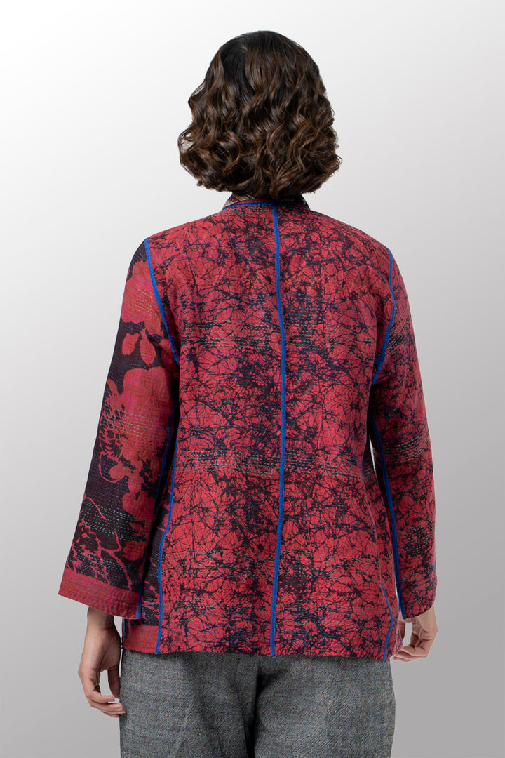 COTTON OVERDYE KANTHA SHORT JKT - ov2007-cred003l -