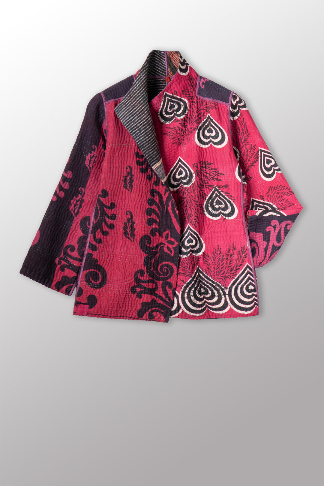 COTTON OVERDYE KANTHA SHORT JKT - ov4007-cpik001s -