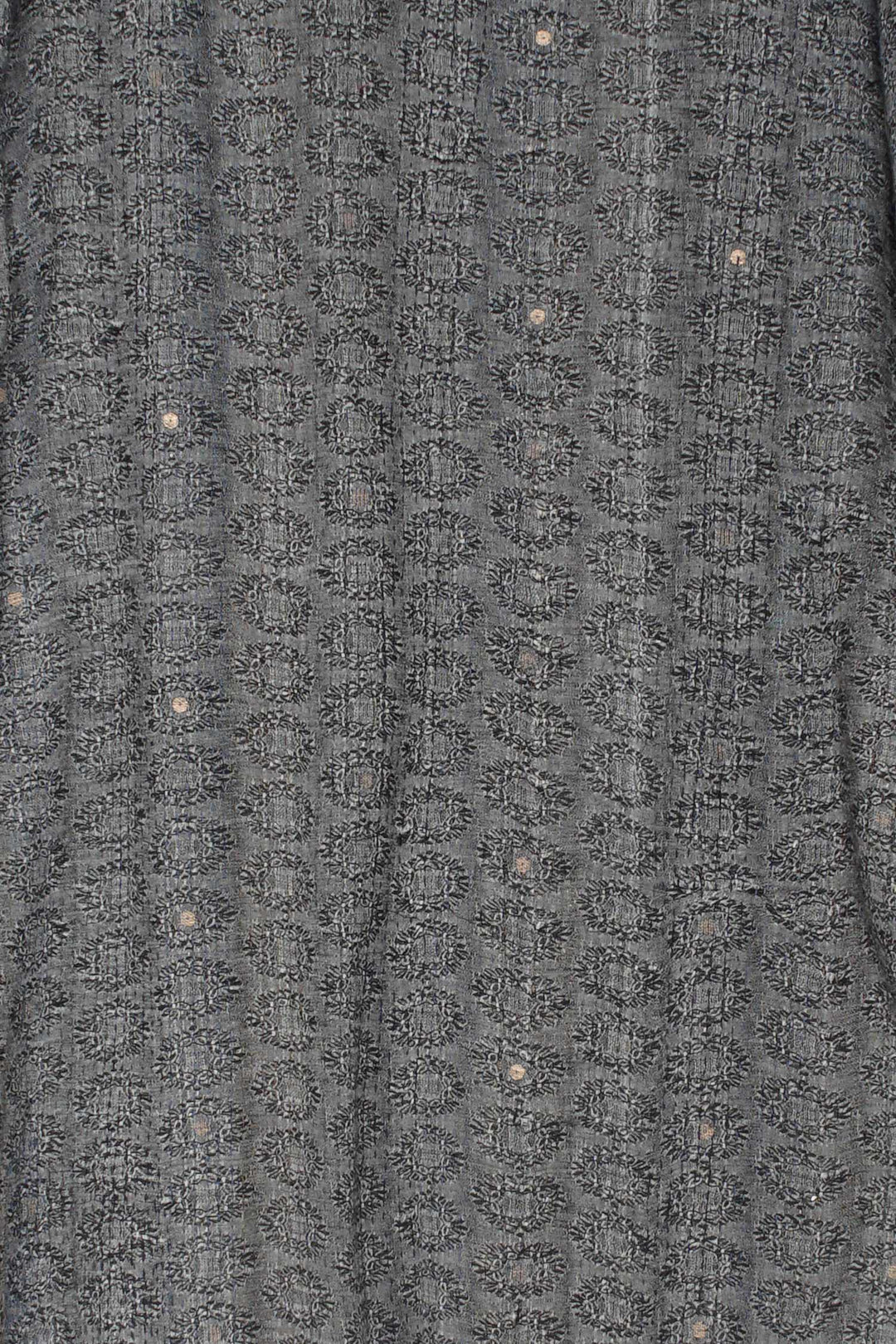 STRIPE FRAYED & HANDWOVEN KANTHA POCKET JKT - ft2002-blk -