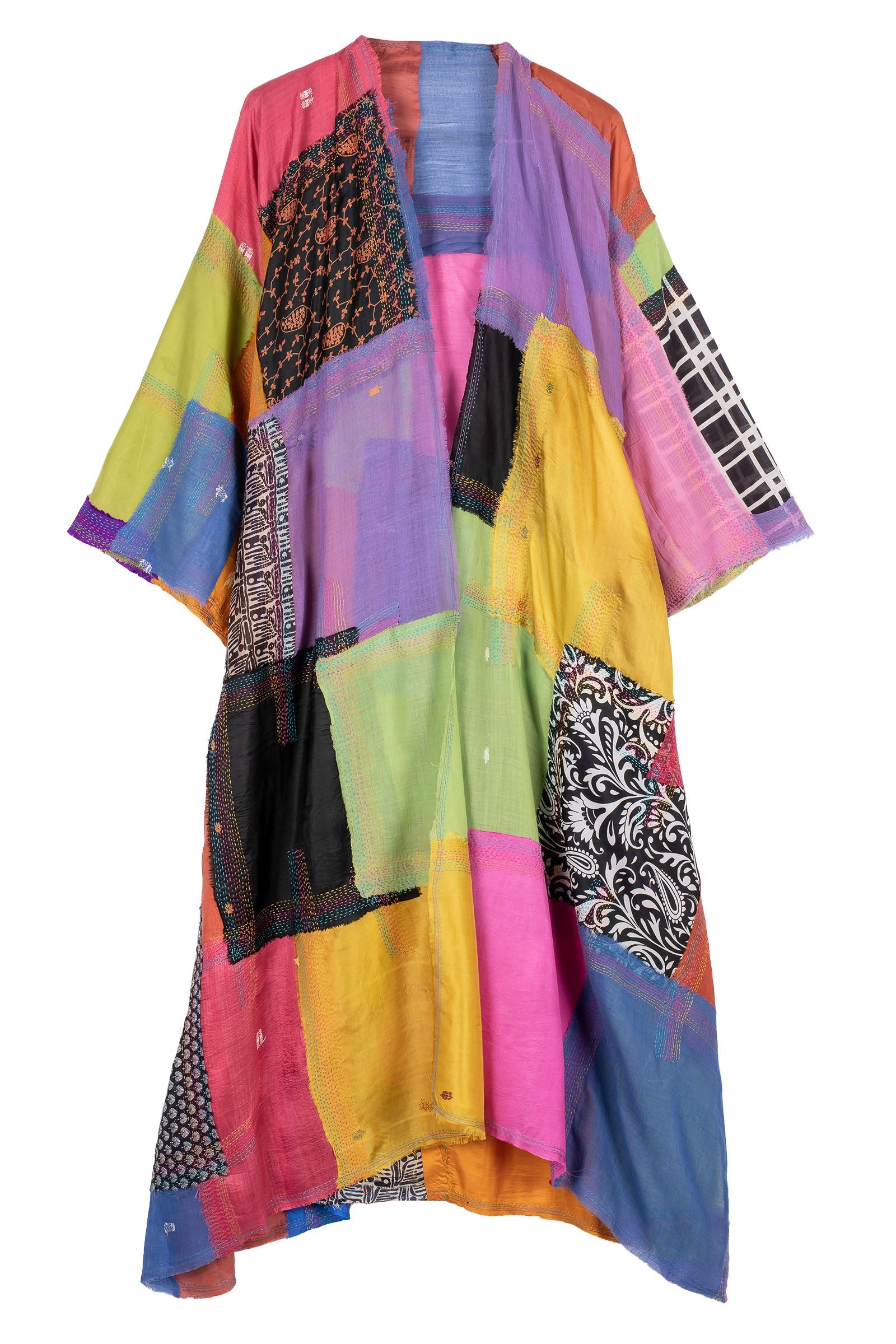 Mieko Mintz Jaipur Patch Kantha Lantern Pants