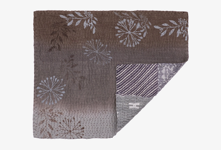 Ombre Patch Handmade Placemats -Chocolate (SET OF 2)