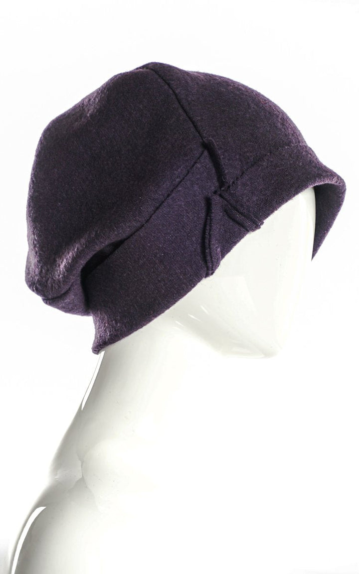 BOILED WOOL PERSIMMON HAT - wb1884-prp -