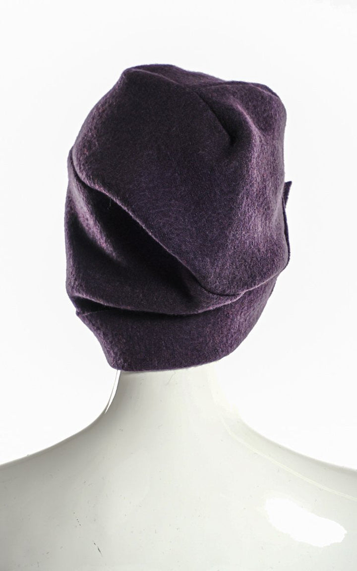 BOILED WOOL PERSIMMON HAT - wb1884-prp -