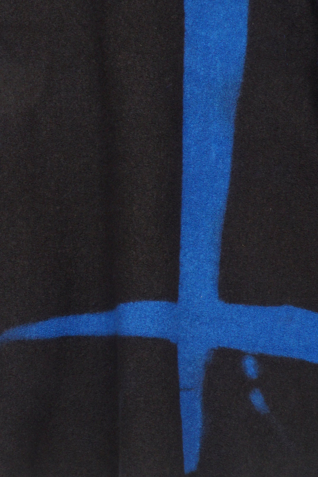 BOILED WOOL KANTHA POCKET MEDIUM COAT - wb2316-blu -