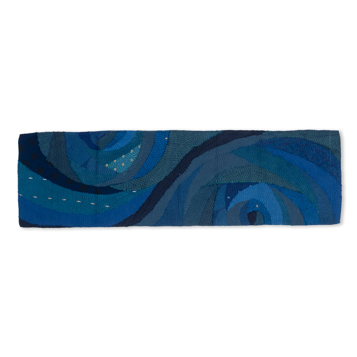 Night Sky  Rose Fray patch Table Runner