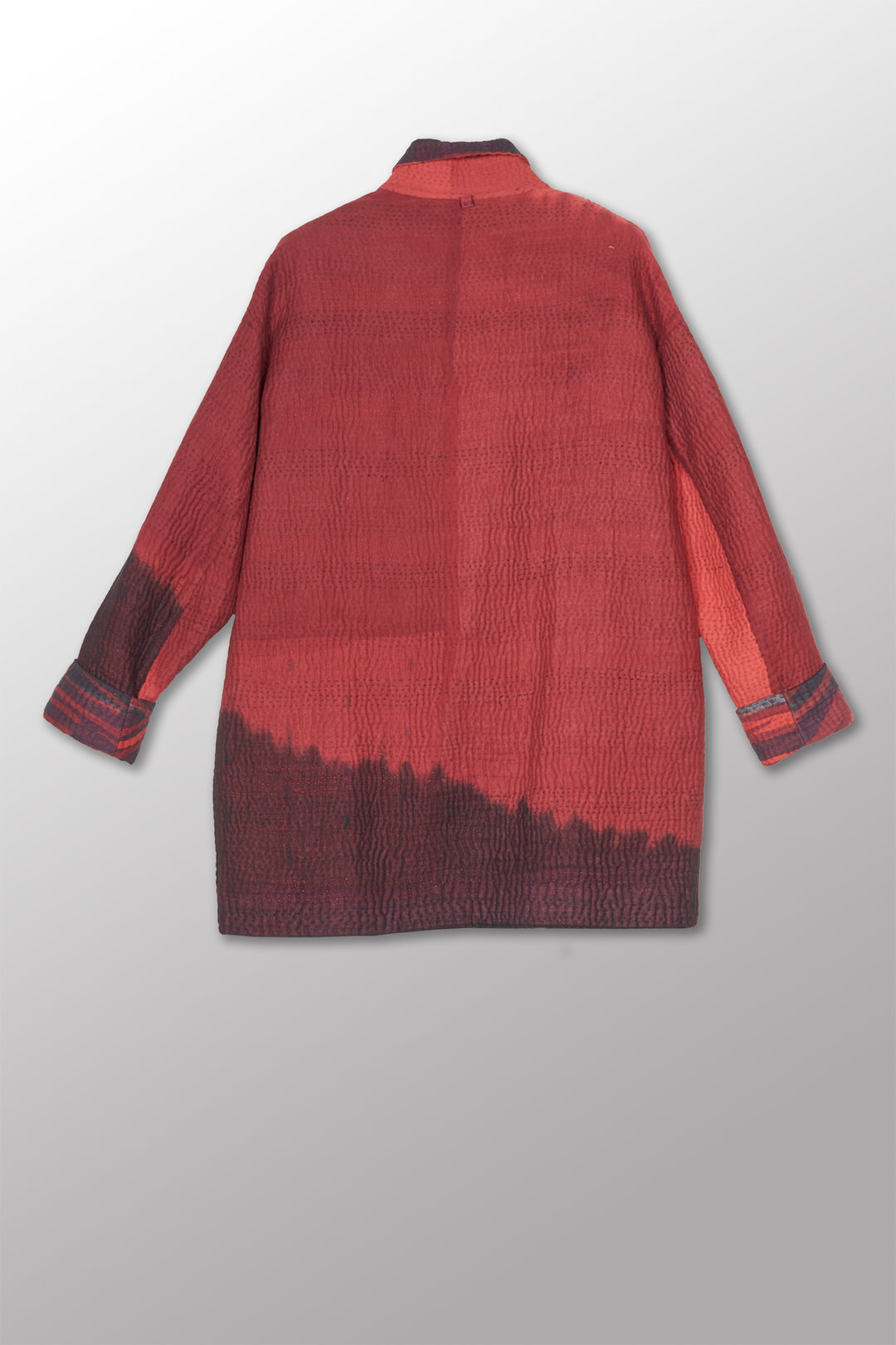 MAGMA AND OMBRE KANTHA LAPELED MEDIUM JKT - mw5080-red -