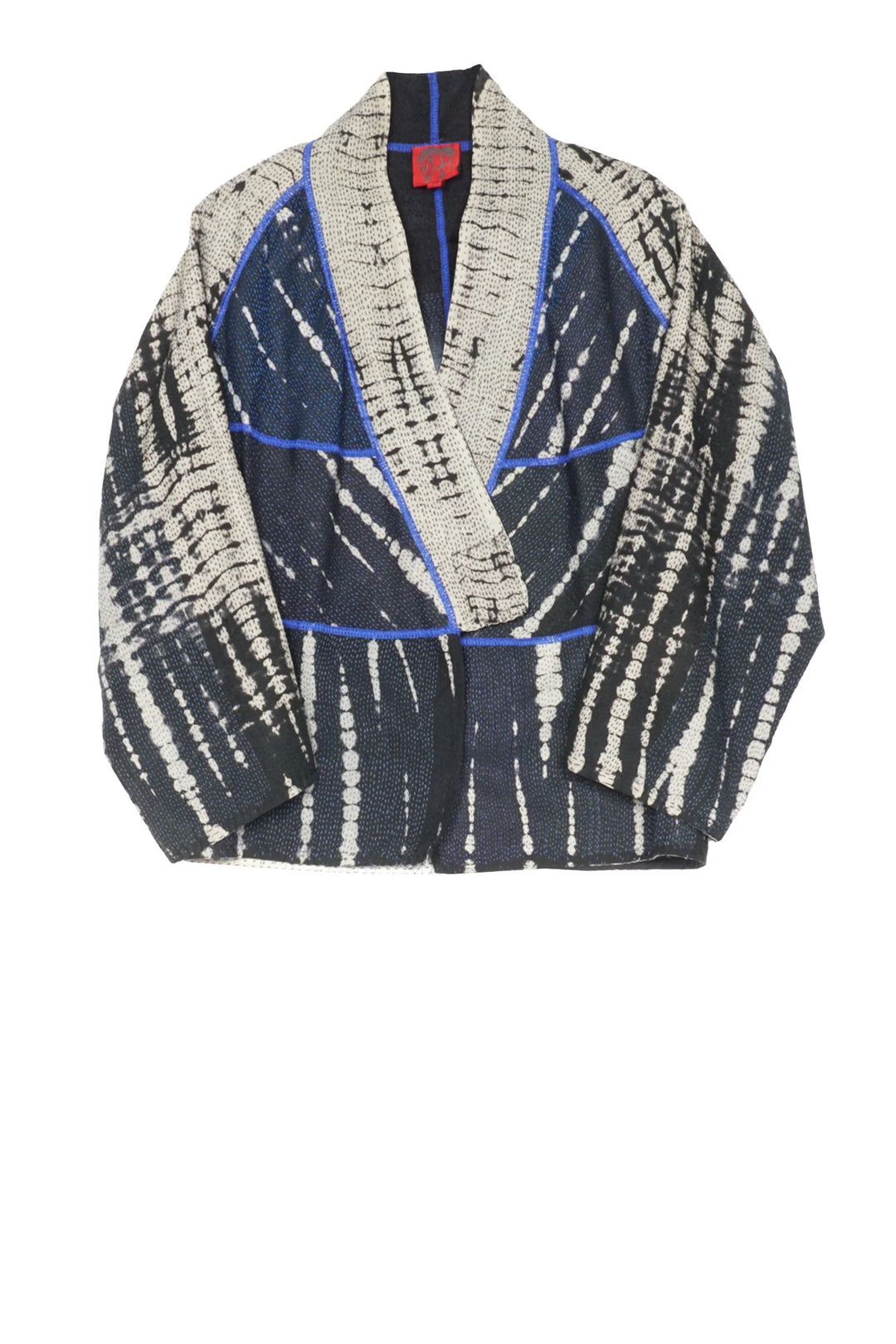 SERPENT PRINT KANTHA DOLMAN SHORT JKT - sp2015-blk -