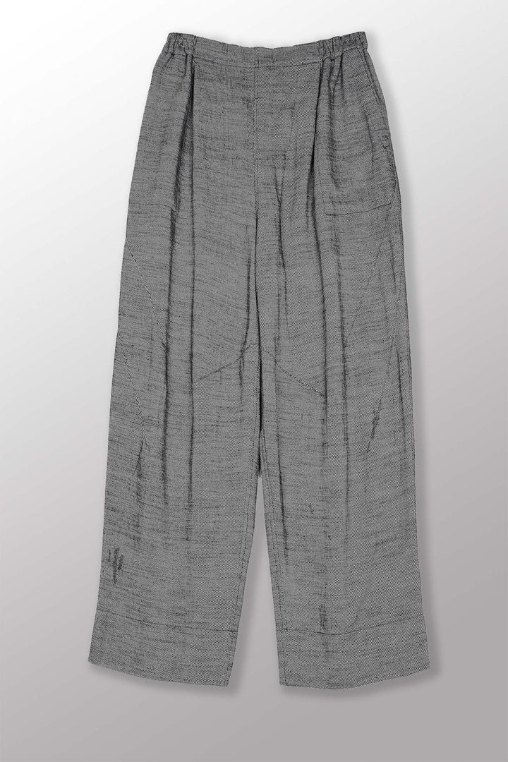 DENIM KNEE DARTS PANTS - bl-dn1667-gry -