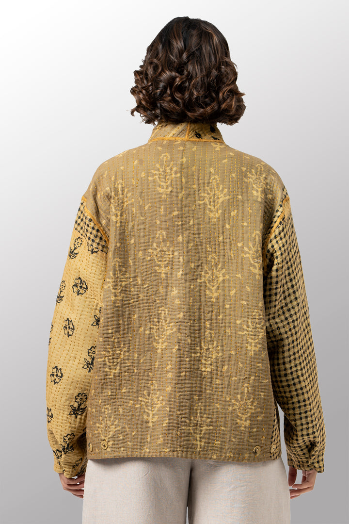 BBK PATCH KANTHA MEN'S BLOUSON - bl-bbp4040-ntl -