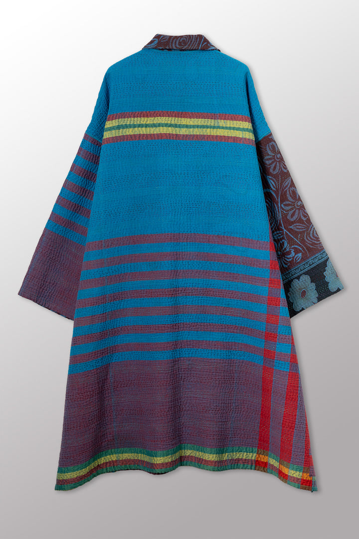 VINTAGE COTTON KANTHA NEW OVERSIZED COAT - cv4342-0018a -