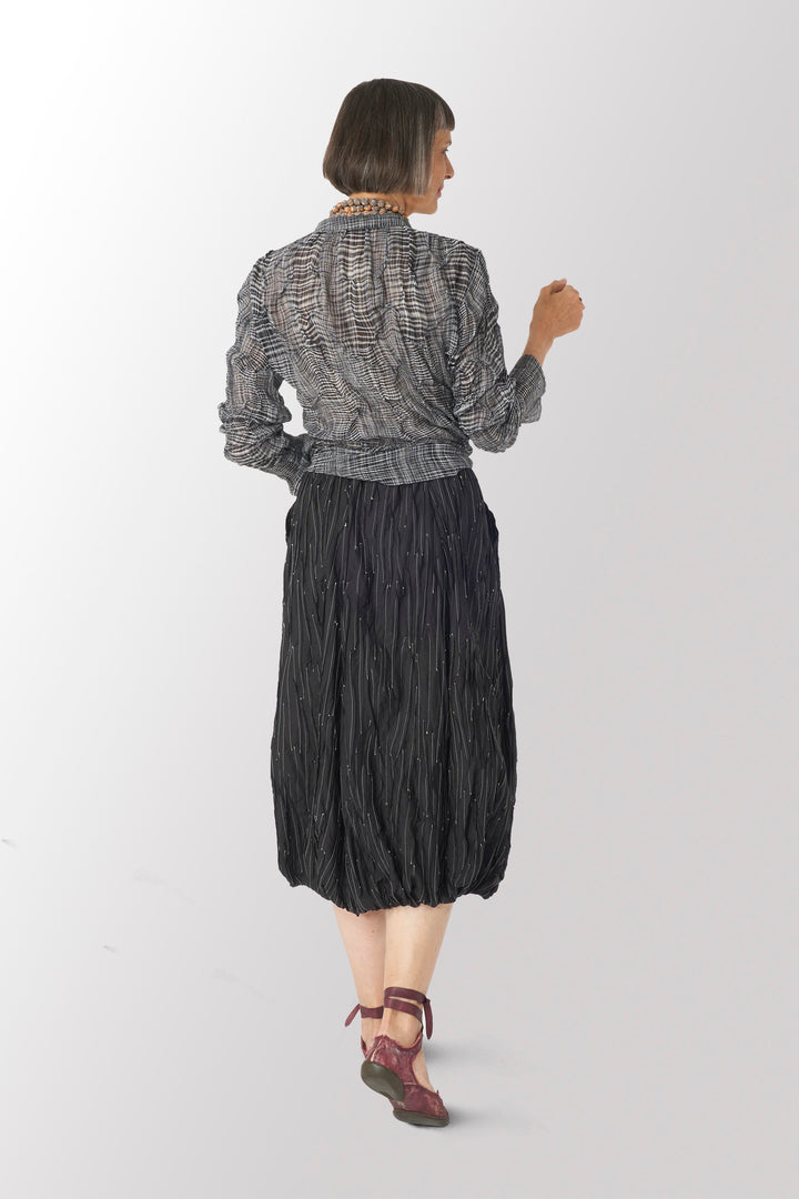 DENIM NEW LANTERN PANTS - dn1651-gry -