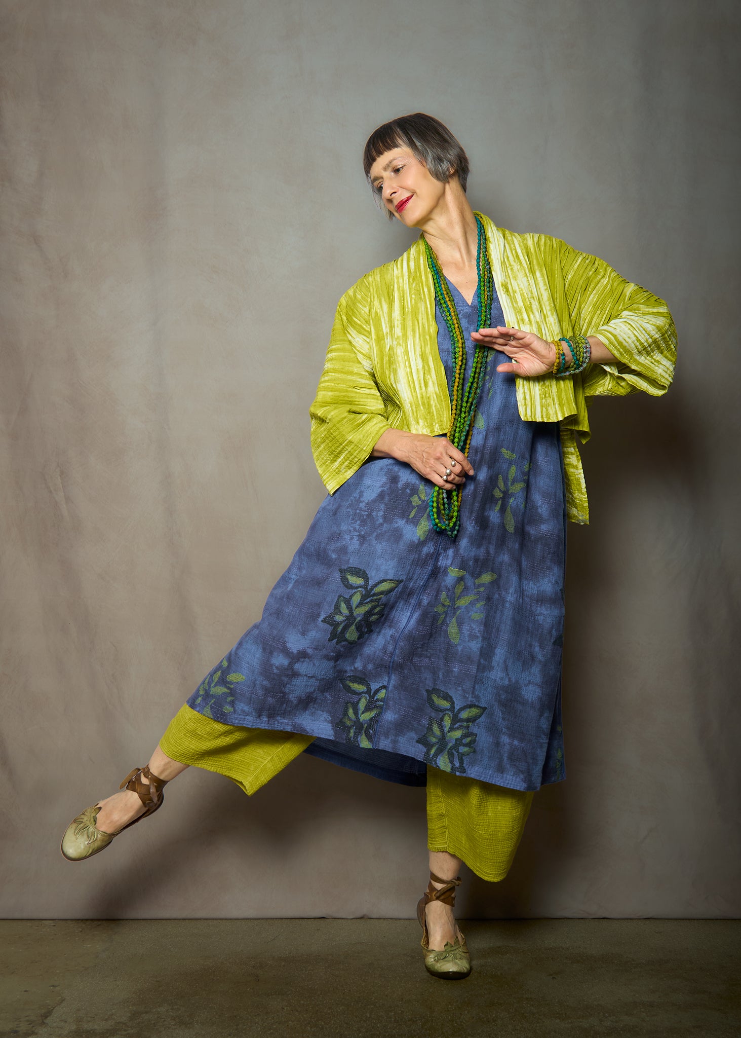 【新品タグ付き】MIEKO MINTZ ミエコミンツ　リバーシブルジャケット Mieko Mintz | Unique Artisan Clothing & Textiles Inspired by