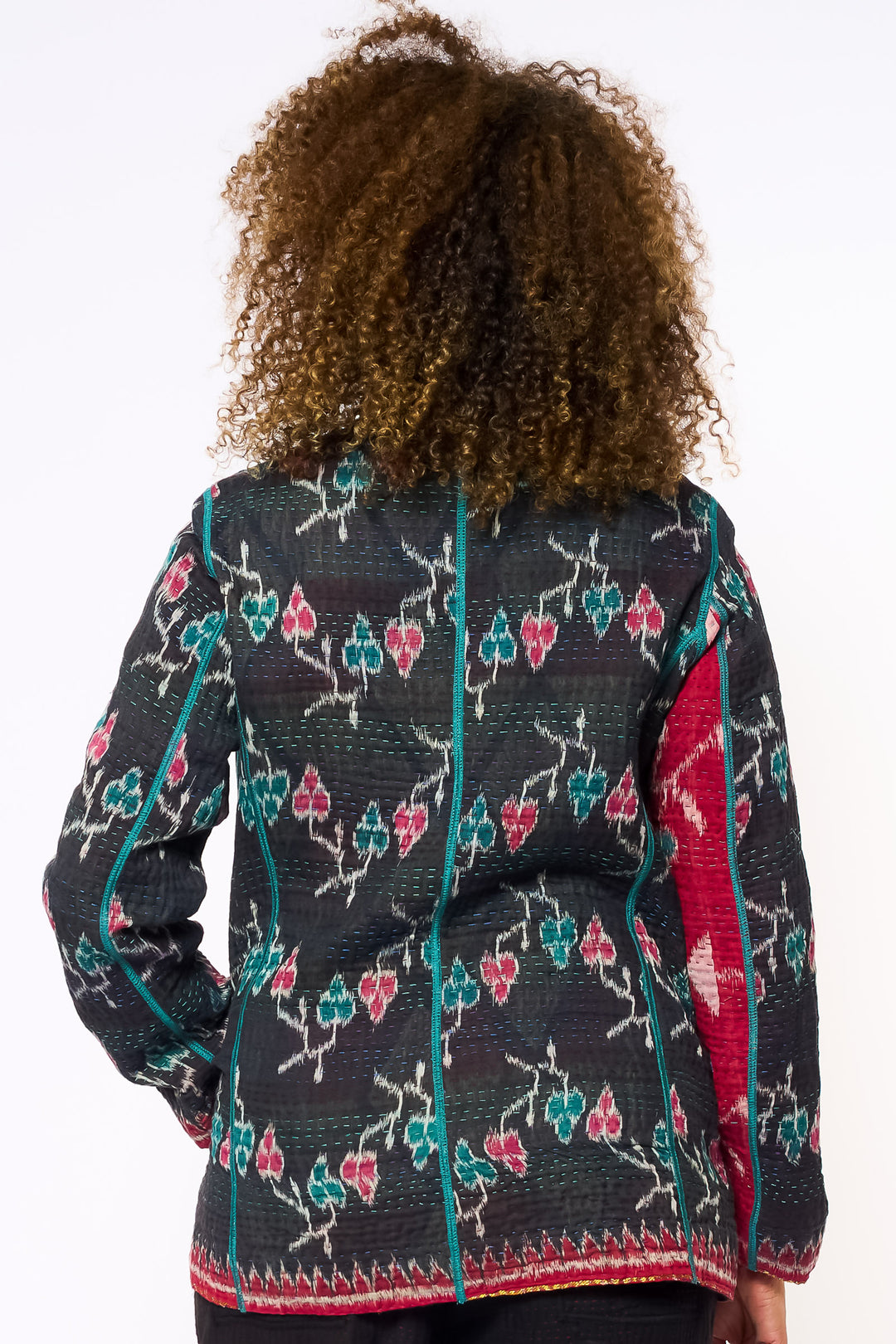 VINTAGE COTTON KANTHA BASIC JKT - cv4052-0026m -