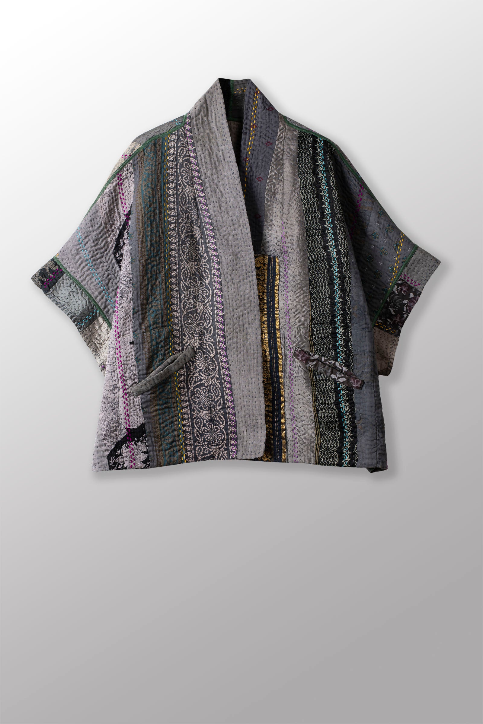 【新品タグ付き】MIEKO MINTZ ミエコミンツ　リバーシブルジャケット Mieko Mintz | Unique Artisan Clothing & Textiles Inspired by