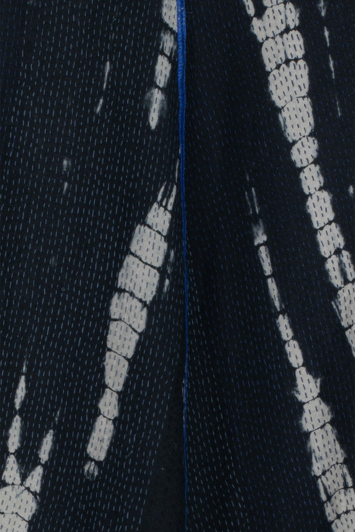 SERPENT PRINT KANTHA A-LINE VEST - sp2203-blk -