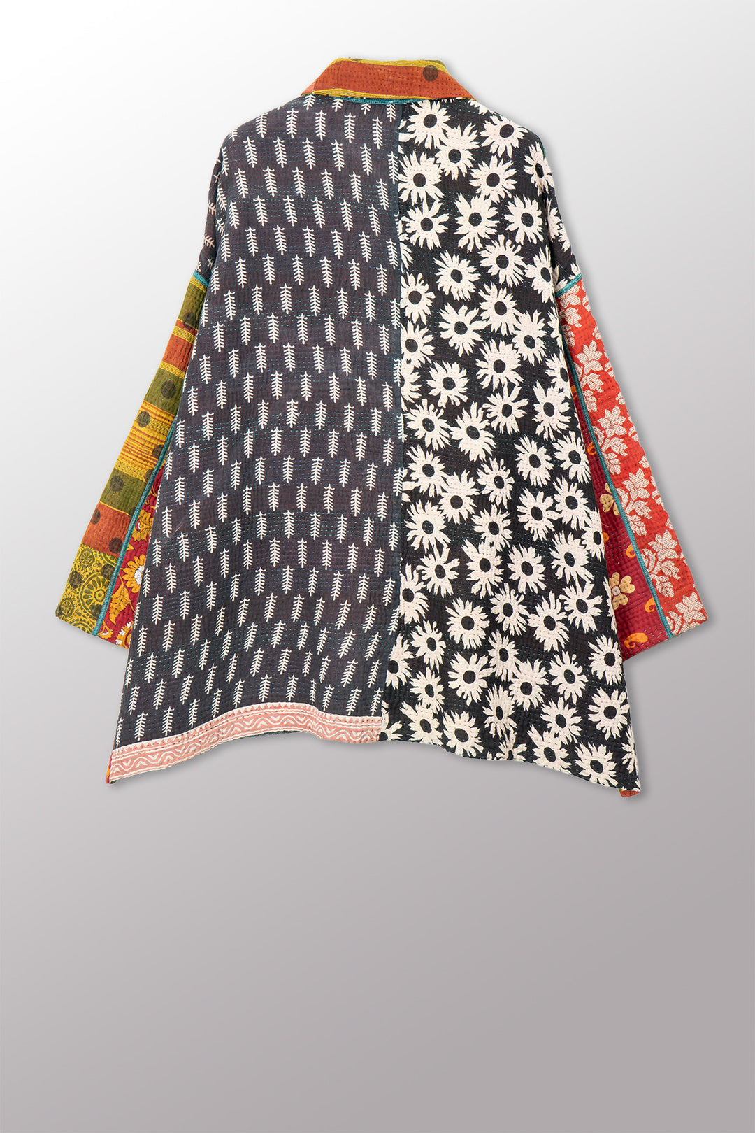 PUZZLE KANTHA OVERSIZED MINI COAT - pz4332-0001a -