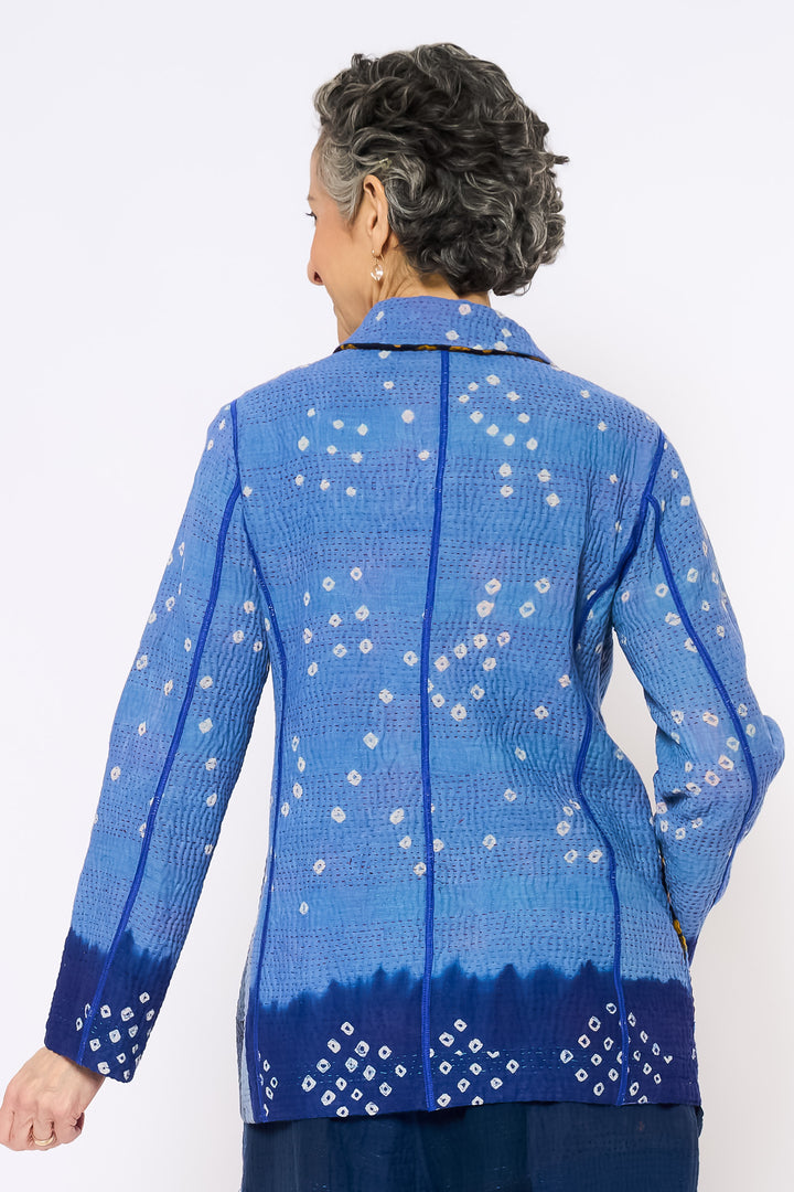 VINTAGE COTTON KANTHA BASIC JKT - cv4052-0025s -