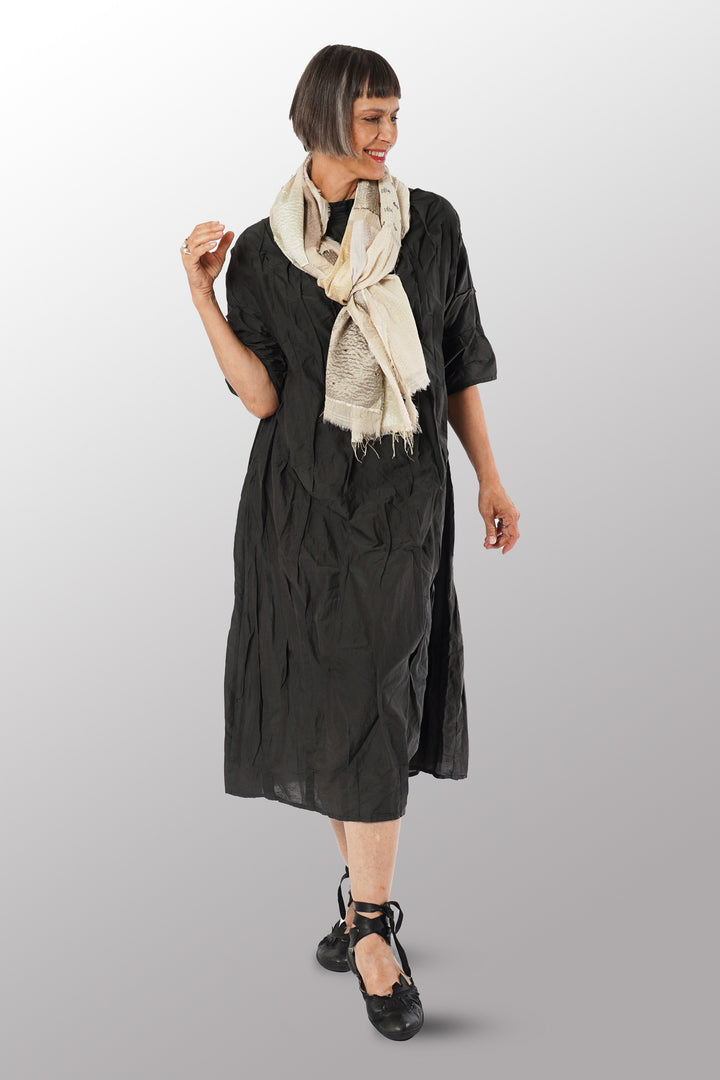 TONAL TILE PATCH KANTHA SCARF STANDARD - tt2801-ivy -