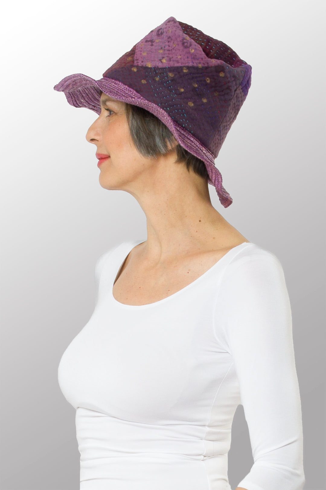 KANTHA PETIT VAGUE VIOLET BY KYOKO MURAYAMA - kym-24-003 -