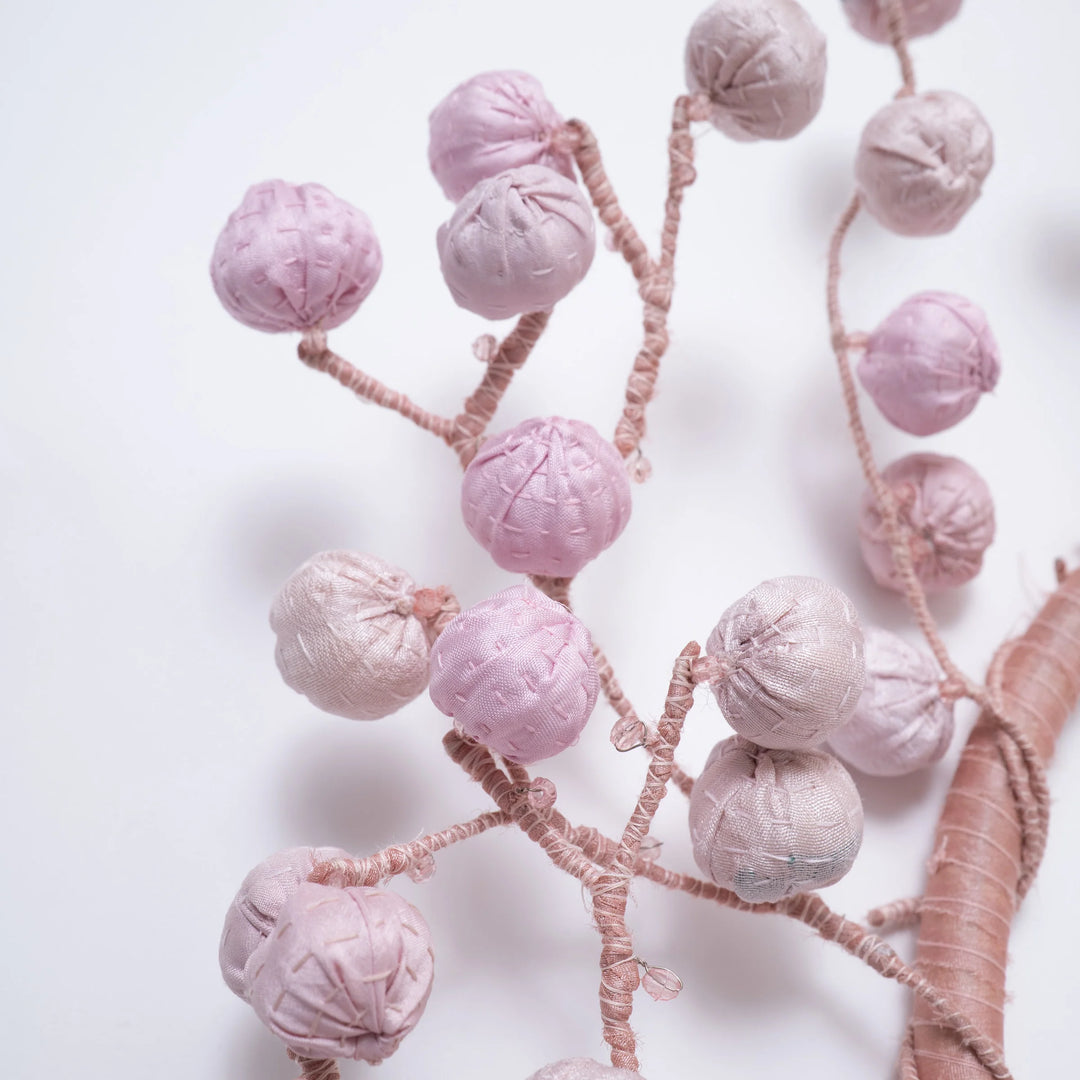 Pastel Pink Kantha Wreath