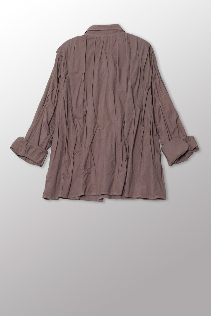 POLISHED COTTON TUCKED MEN'S SHIRT - bl-wl1551-ntl -