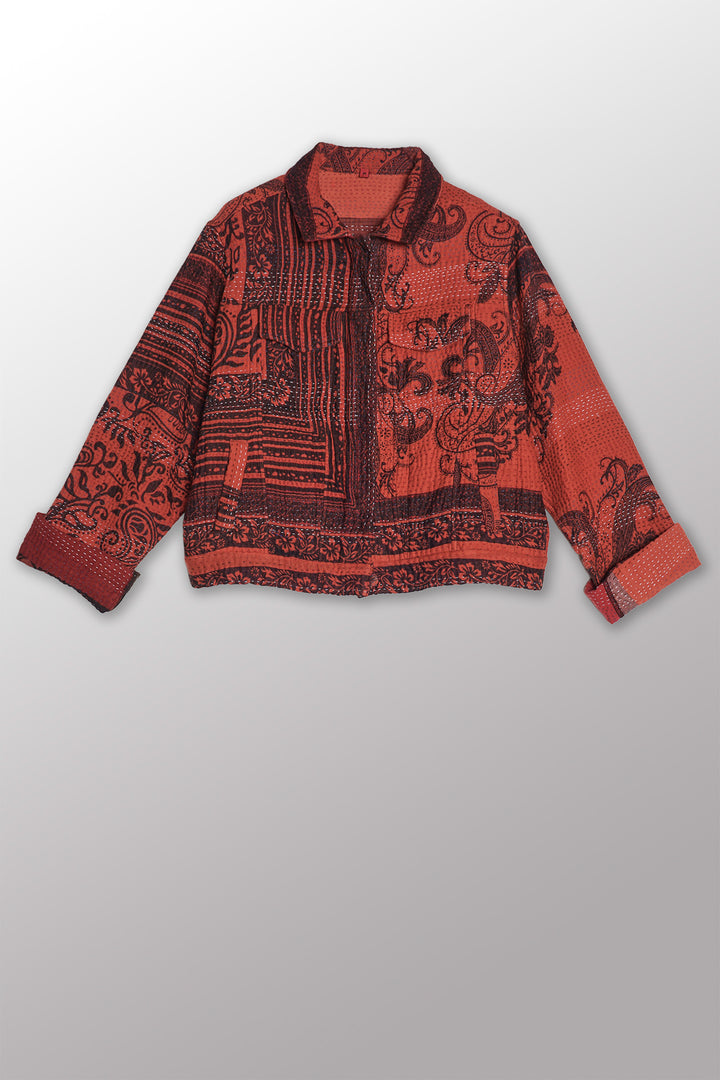 PAISLEY & PATCH KANTHA TRUCKR JACKET - py4091-org -