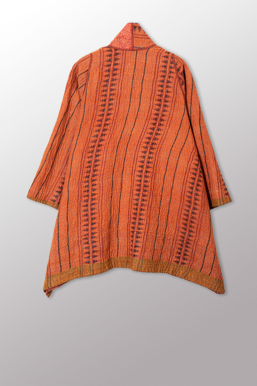 COTTON OVERDYE KANTHA A-LINE JKT - ov4003-corg036a -