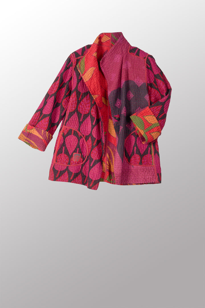 VINTAGE COTTON BBK KANTHA SHORT JKT - bl-bb4007-0002m -