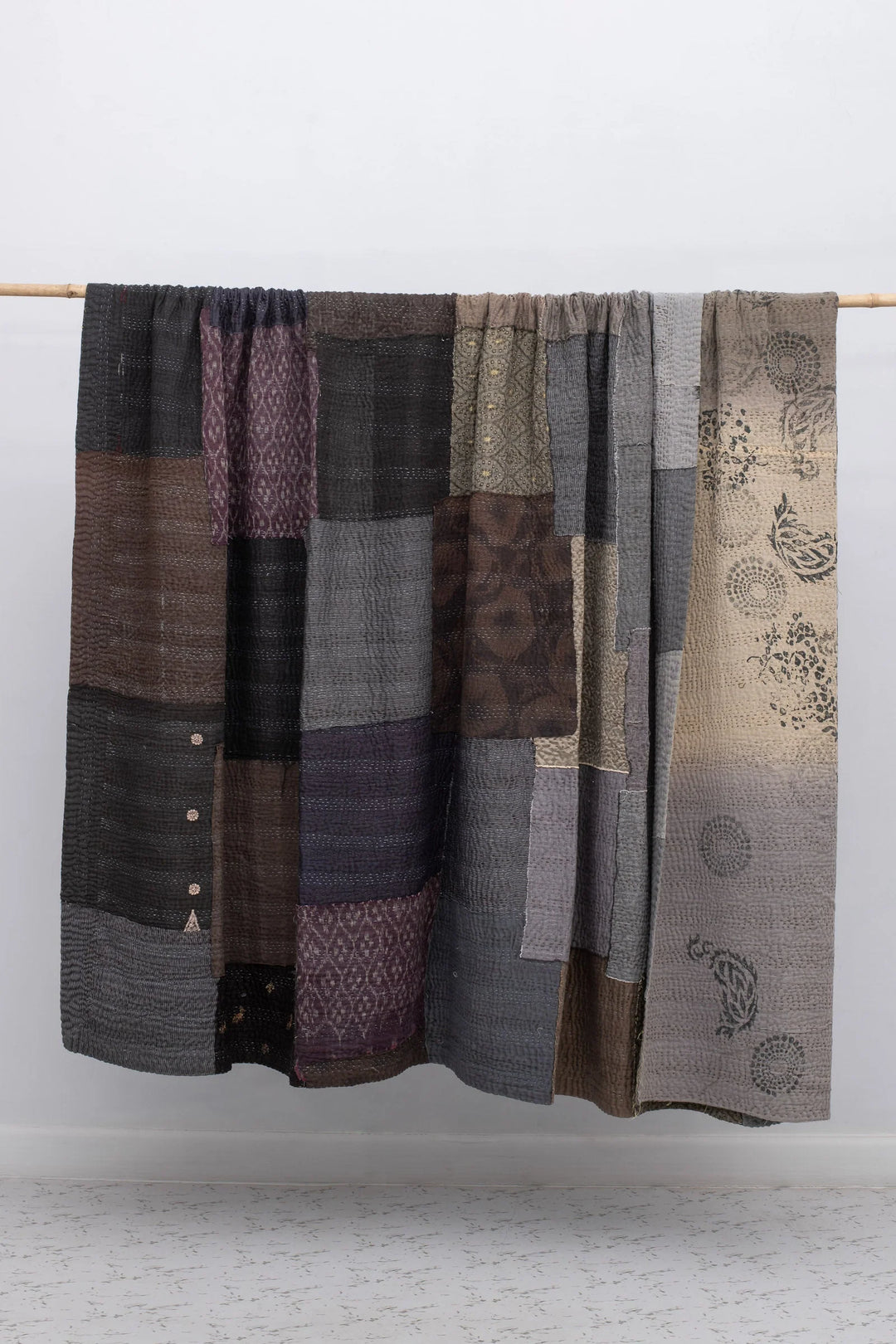 Ombre With Fray Patch Handmade Vintage Quilts -Yellowstone