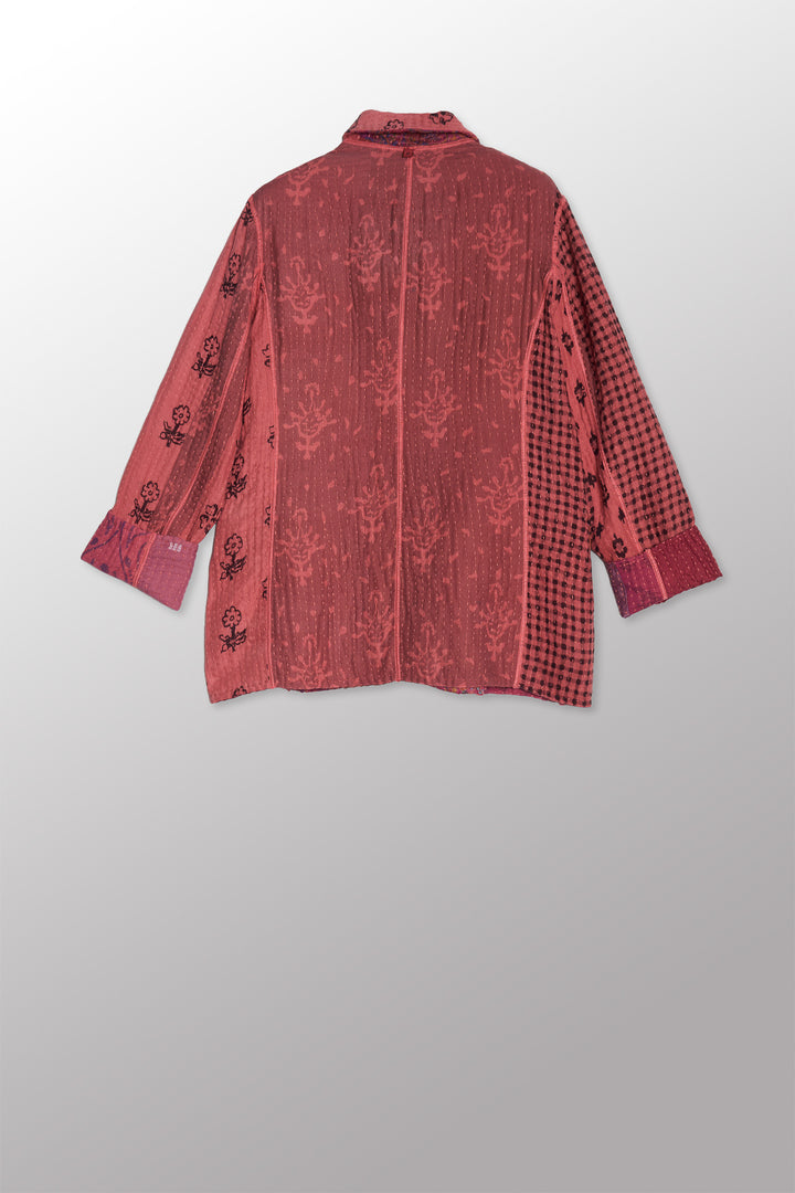 BBB PATCH KANTHA BASIC JACKET - bl-bbb4052-pik -