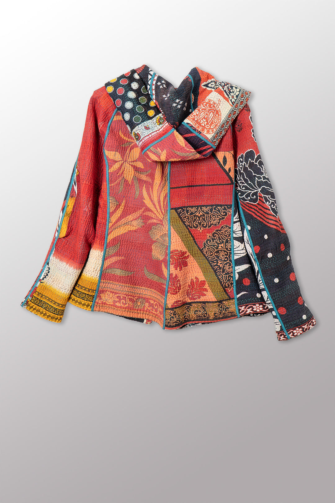 PUZZLE KANTHA HOODIE JACKET - pz4036-0001m -
