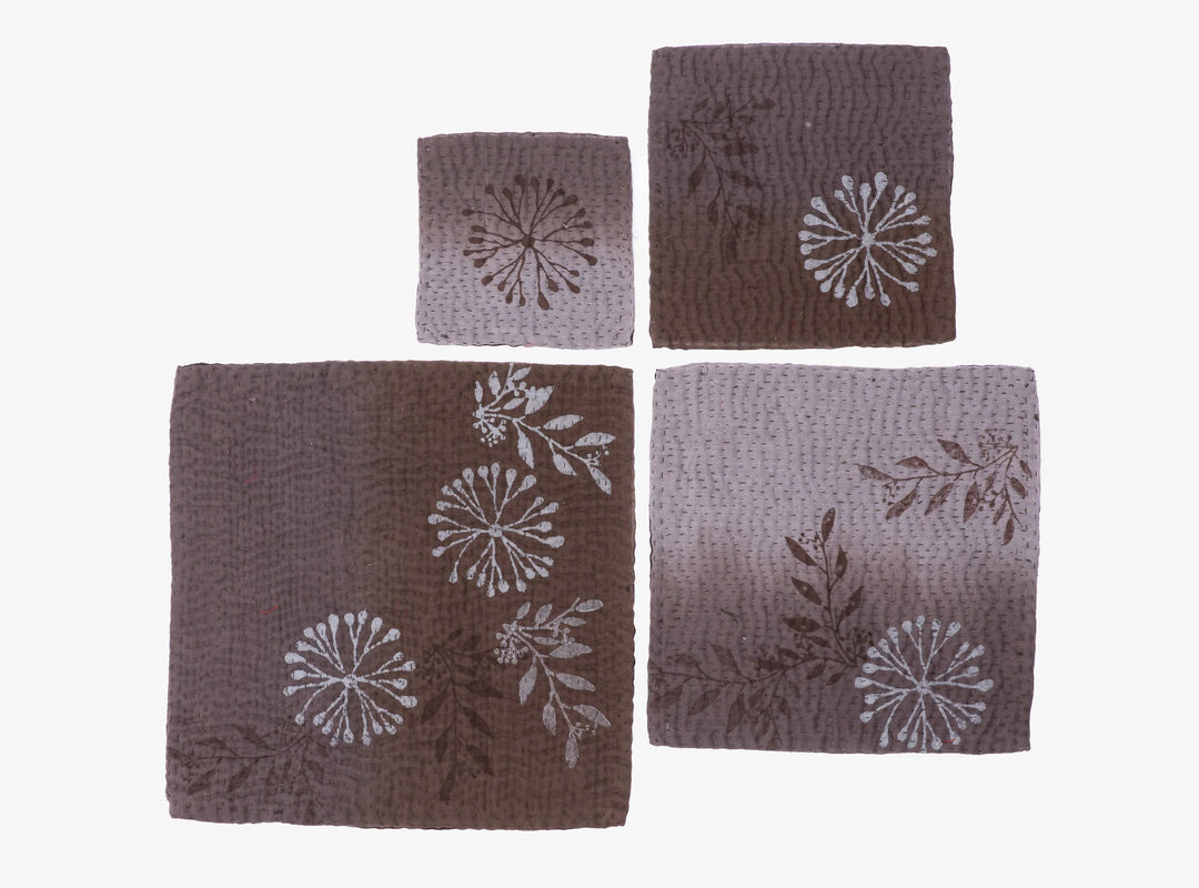 Ombre Handmade Coasters -Chocolate ( Set of 2)
