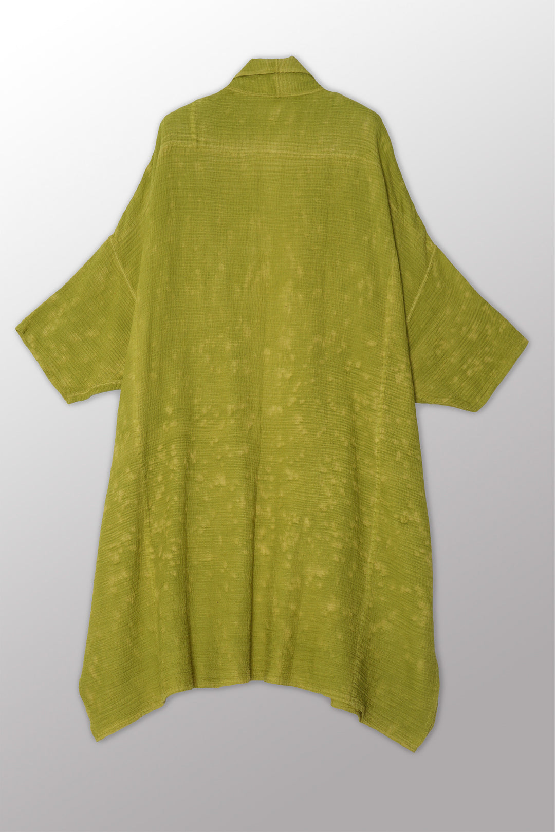 SAND SUN DYE RIPPLE KANTHA PONCHO TOPPER - rs2356-lim -