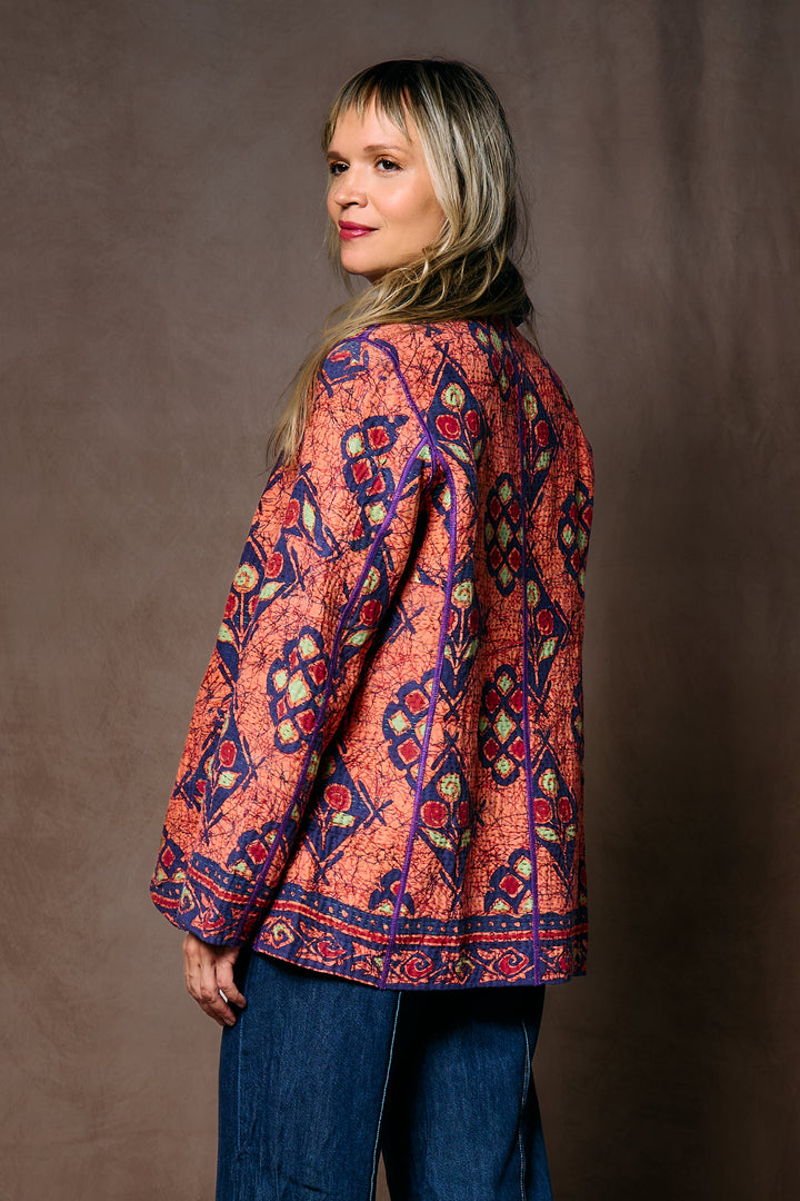 VINTAGE COTTON KANTHA BASIC JKT - cv4052-0027m -
